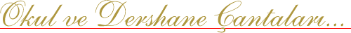  Toptan Ucuz Promosyon Okul - Dershane �antas� 
