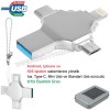 Toptan Ucuz Promosyon OTG Flash Bellek 32 GB - Ios, Type-C ve Mini Usb - USB 3,0 AFB3310