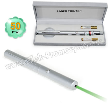 Ucuz Promosyon 50 Mw Yeşil Lazer Pointer Tek Başlıklı GLP7513-50