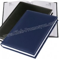 Ucuz Promosyon 17x24 Günlük Ajanda - Suni Deri - Dikişli GAJ631-17