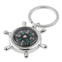 Ucuz Promosyon Denizci Dümenli Pusulalı Anahtarlık Metal AA7100 Ucuz Promosyon Denizci Dümenli Pusulalı Anahtarlık Metal AA7100