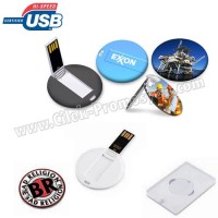 Ucuz Promosyon Flash Bellek 8 GB - Mini Kart Formunda Yuvarlak AFB3267-Y8