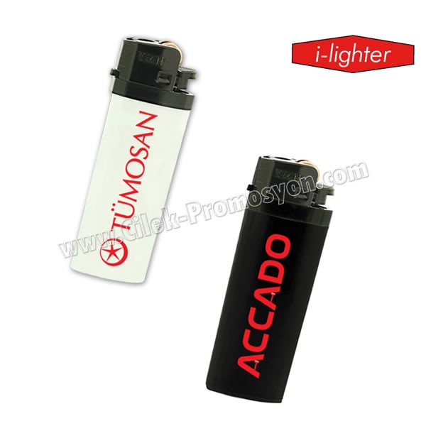 Ucuz Promosyon I-Lighter Çakmak Kısa - Taşlı Siboplu ACK5284-K