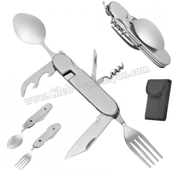 Ucuz Promosyon Kamp Kaşık Çatal Bıçak Seti - 8 Fonksiyonlu ACF7101 Ucuz Promosyon Kamp Kaşık Çatal Bıçak Seti - 8 Fonksiyonlu ACF7101