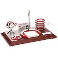 Ucuz Promosyon Masa Seti - Ahşap - Ayyıldız Temalı AMS12229