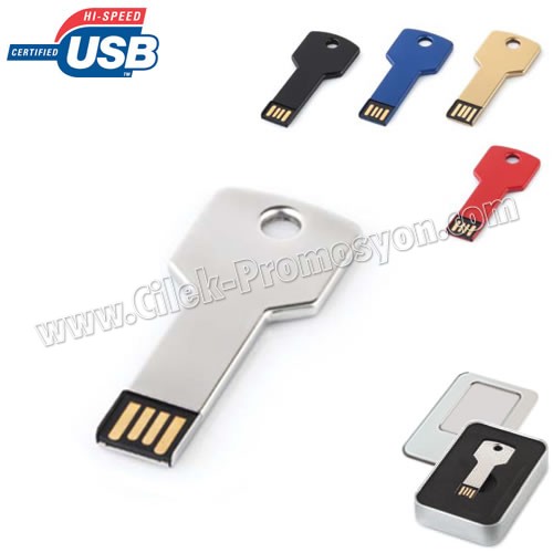 Ucuz Promosyon Metal Flash Bellek 16 GB - Anahtar Formunda AFB3271-16