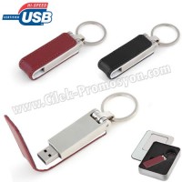 Ucuz Promosyon Metal Flash Bellek 8 GB - Deri Koruyuculu AFB3291-8