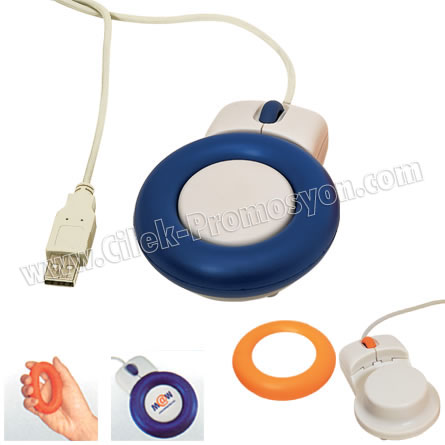 Ucuz Promosyon Ortopedik Usb Mouse GBA3144