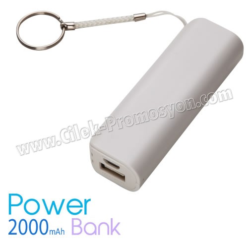 Taşınabilir Şarj Aleti 2000 mAh - Anahtarlıklı APB3772