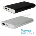 Toptan Ucuz Promosyon Metal PowerBank 8000 mAh APB3787