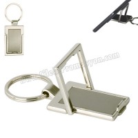 Ucuz Promosyon Telefon Standlı Metal Anahtarlık Dikdörtgen  AA7077