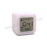 Ucuz Promosyon Termometreli Renk Değiştiren Masa Saati GMS248