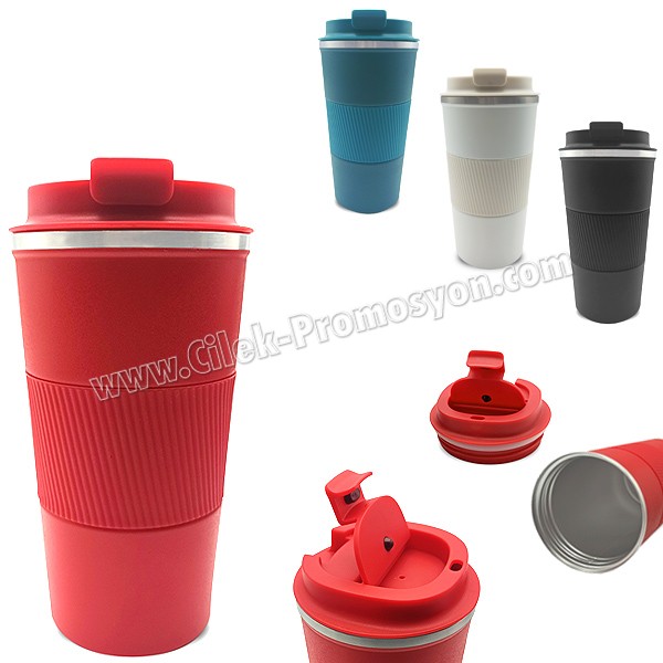 Ucuz Promosyon Termos Bardak - Kupa - Mug 500 mL - Metal & Kulpsuz ATM21154