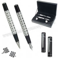 Ucuz Promosyon Vip Kalem Seti Roller ve Dolma Kalem GKS2433